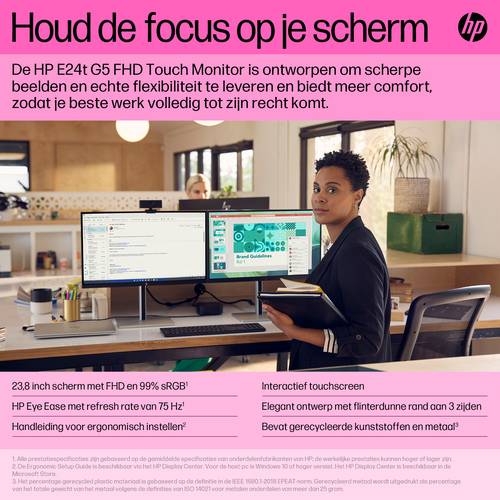 HP E24t G5 FHD Touch Monitor
