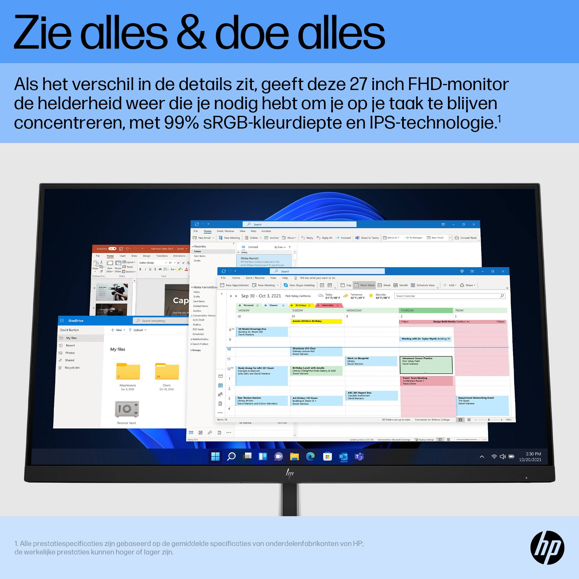 HP E27 G5 FHD-monitor