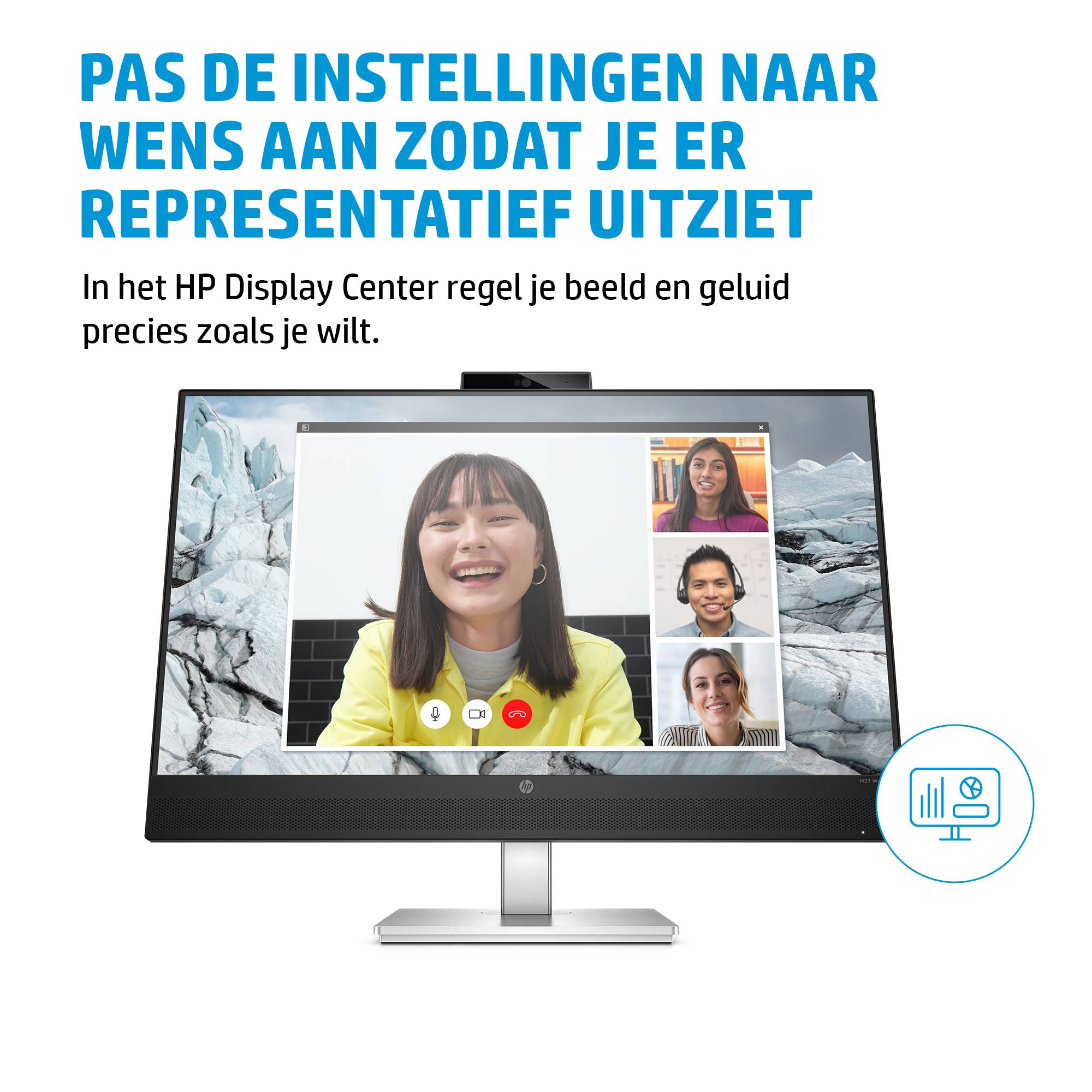 HP E-Series E27m G4 computer monitor 68,6 cm (27") 2560 x 1440 Pixels Quad HD Zwart