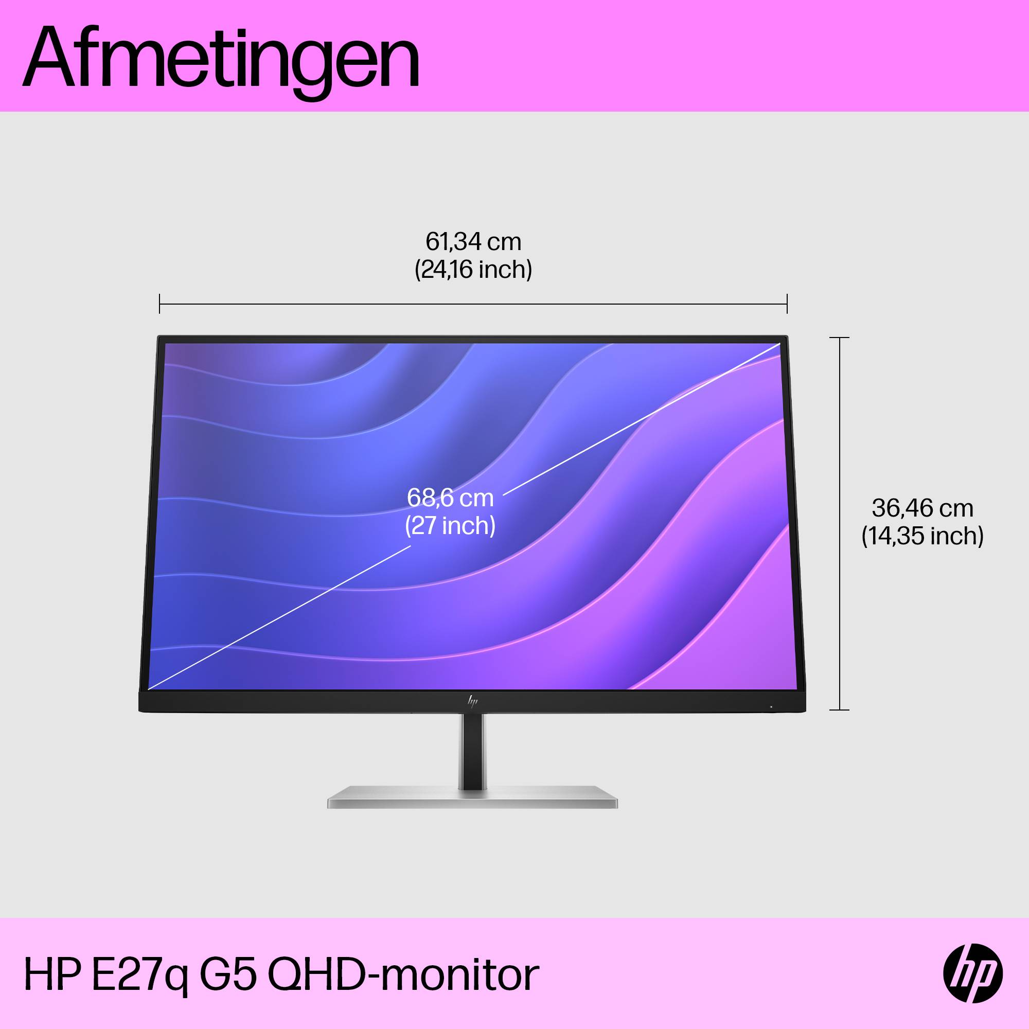 HP E27q G5 QHD-monitor