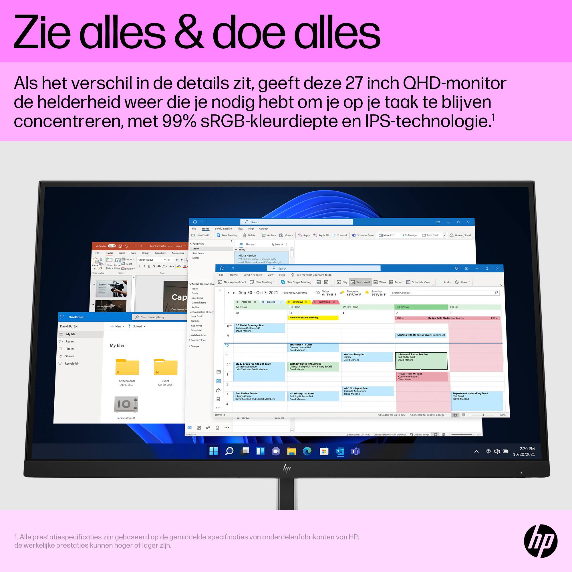 HP E27q G5 QHD-monitor