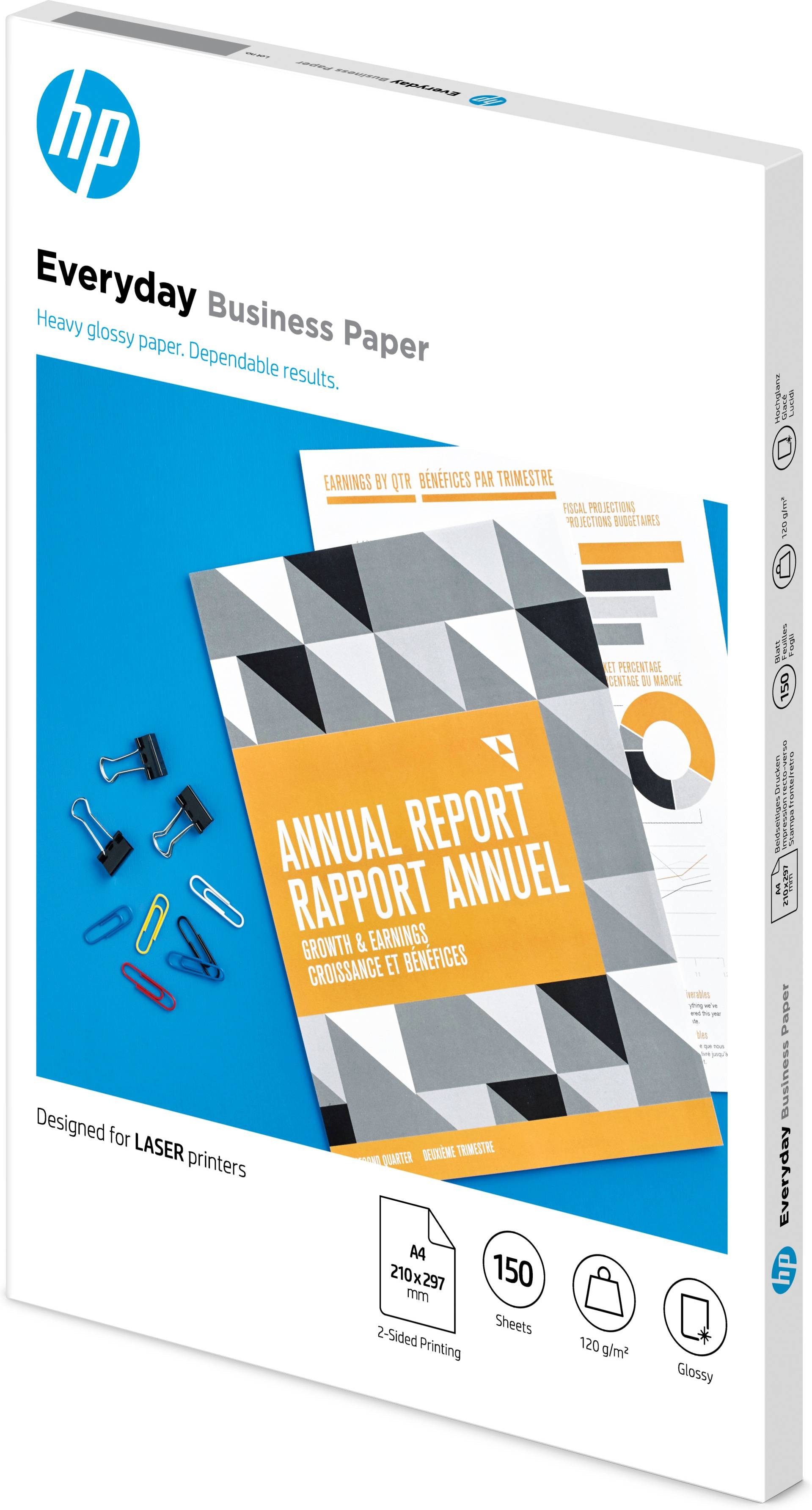 HP Everyday Business Paper, glanzend, 120 g/m2, A4 (210 x 297 mm), 150 vellen