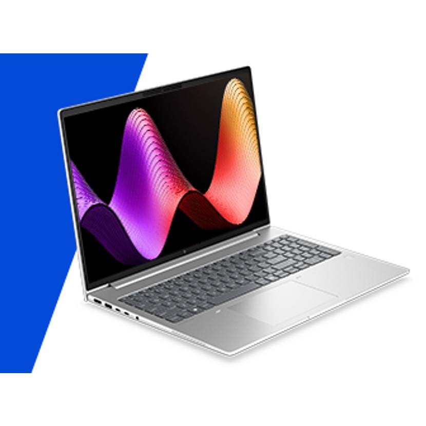 HP EliteBook 6 G2i Next Gen AI Intel Core Ultra 5 325 Laptop 40,6 cm (16") WUXGA 16 GB DDR5-SDRAM 512 GB SSD Wi-Fi 7 (802.11be) Windows 11 Pro Zilver