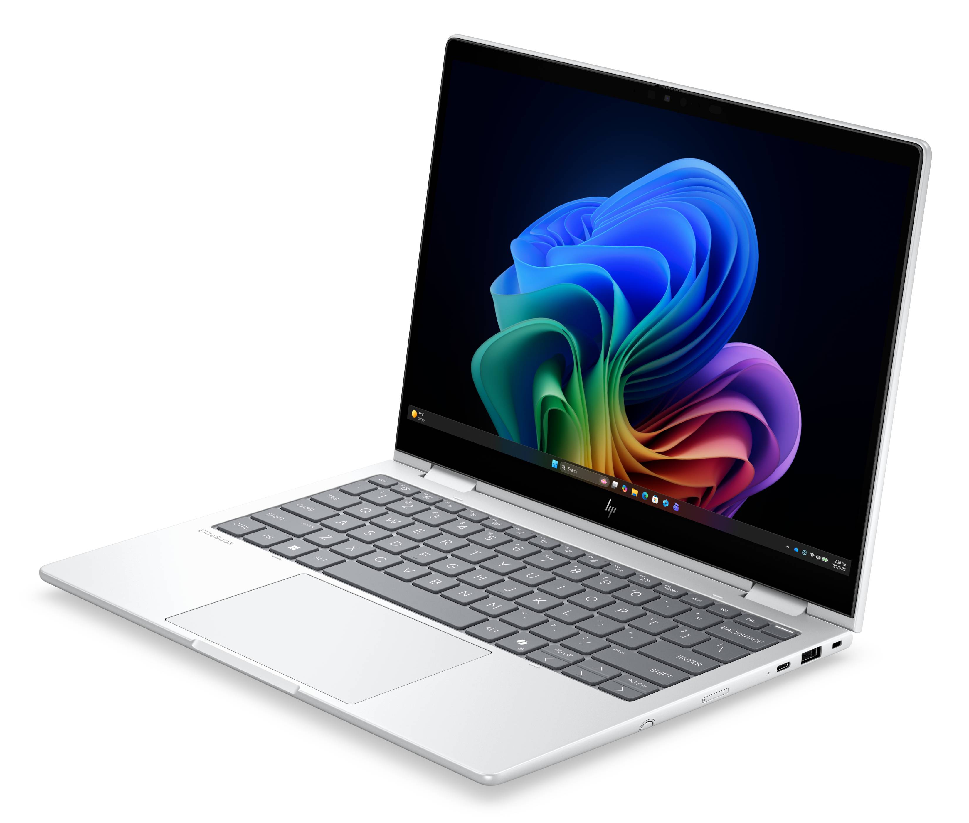 HP EliteBook 8 Flip G2i Next Gen AI Copilot+ PC Intel Core Ultra 7 355 Laptop 33,8 cm (13.3") Touchscreen WUXGA 32 GB LPDDR5x-SDRAM 512 GB SSD Wi-Fi 7 (802.11be) Windows 11 Pro Zilver