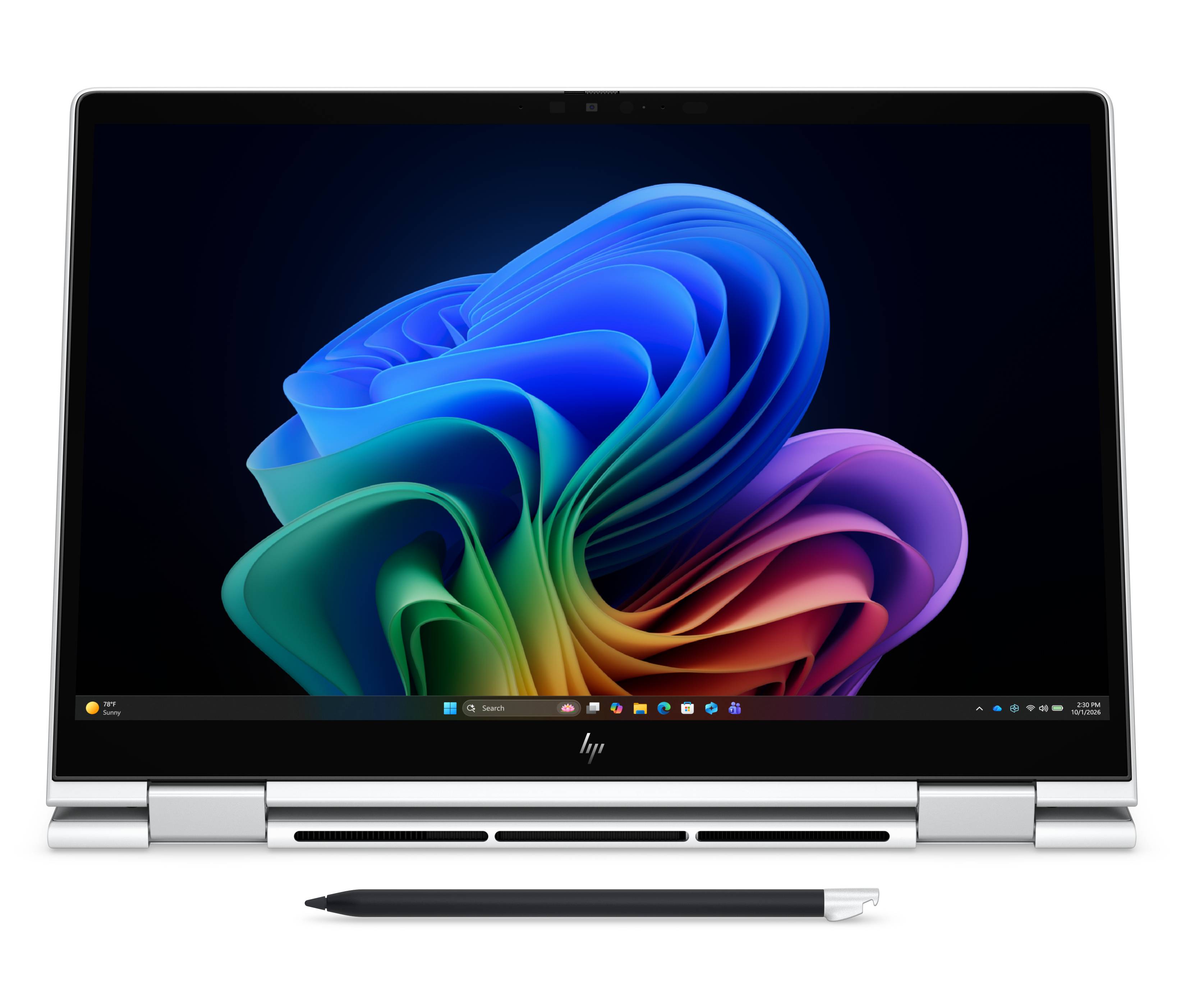 HP EliteBook 8 Flip G2i Next Gen AI Copilot+ PC Intel Core Ultra 7 355 Laptop 33,8 cm (13.3") Touchscreen WUXGA 32 GB LPDDR5x-SDRAM 512 GB SSD Wi-Fi 7 (802.11be) Windows 11 Pro Zilver