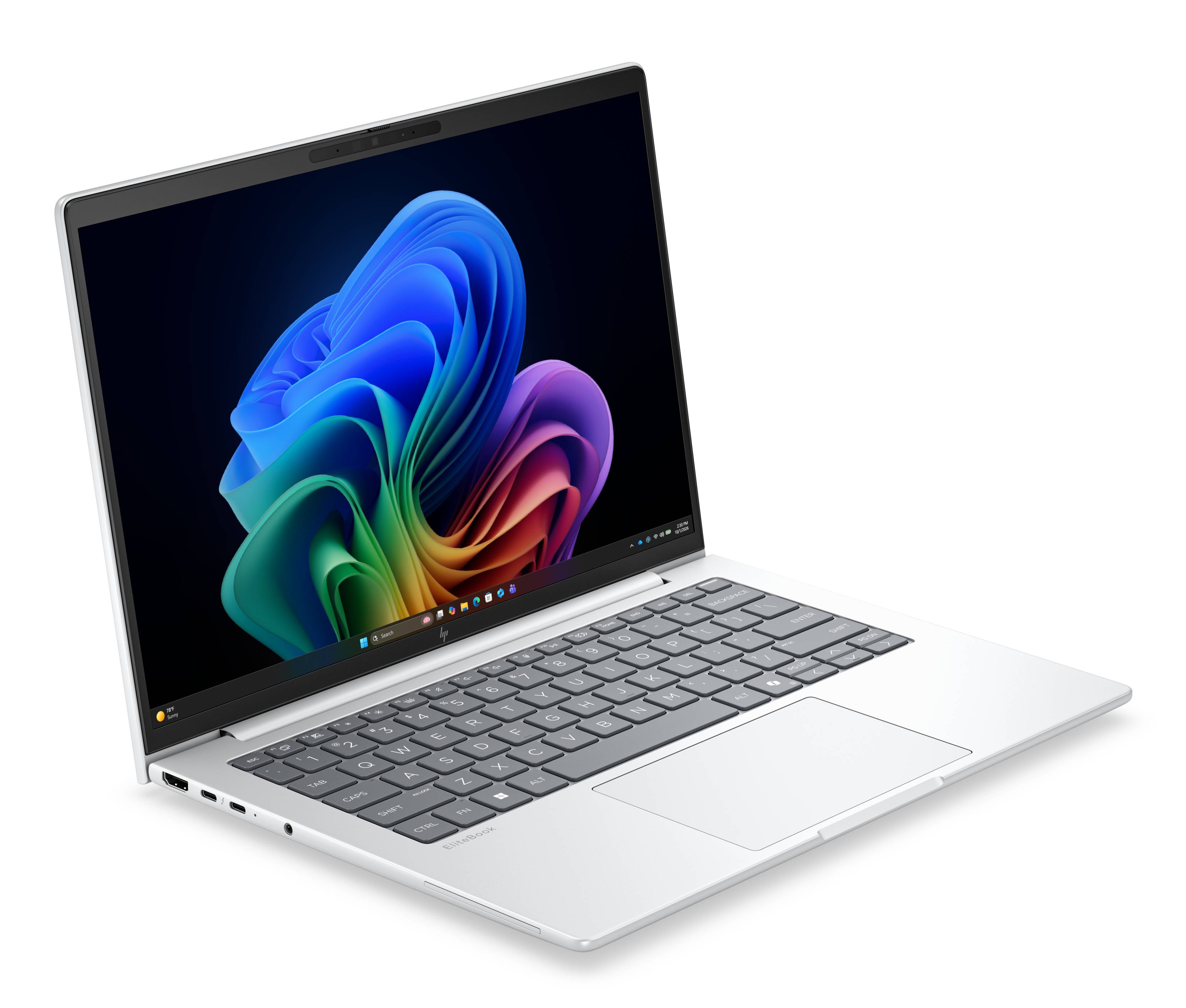 HP EliteBook 8 G2a Next Gen AI Copilot+ PC AMD Ryzen AI 7 450 Laptop 35,6 cm (14") WUXGA 32 GB LPDDR5x-SDRAM 512 GB SSD Wi-Fi 7 (802.11be) Windows 11 Pro Zilver