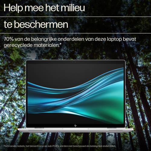 HP Elite x360 1040 G11 Intel Core Ultra 5 125H Hybride (2-in-1) 35,6 cm (14") Touchscreen WUXGA 32 GB LPDDR5x-SDRAM 512 GB SSD Wi-Fi 6E (802.11ax) Windows 11 Pro Zilver