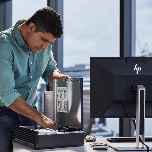 HP Elite SFF 800 G9 Intel® Core™ i5 i5-14500 16 GB DDR5-SDRAM 512 GB SSD Windows 11 Pro PC Zwart