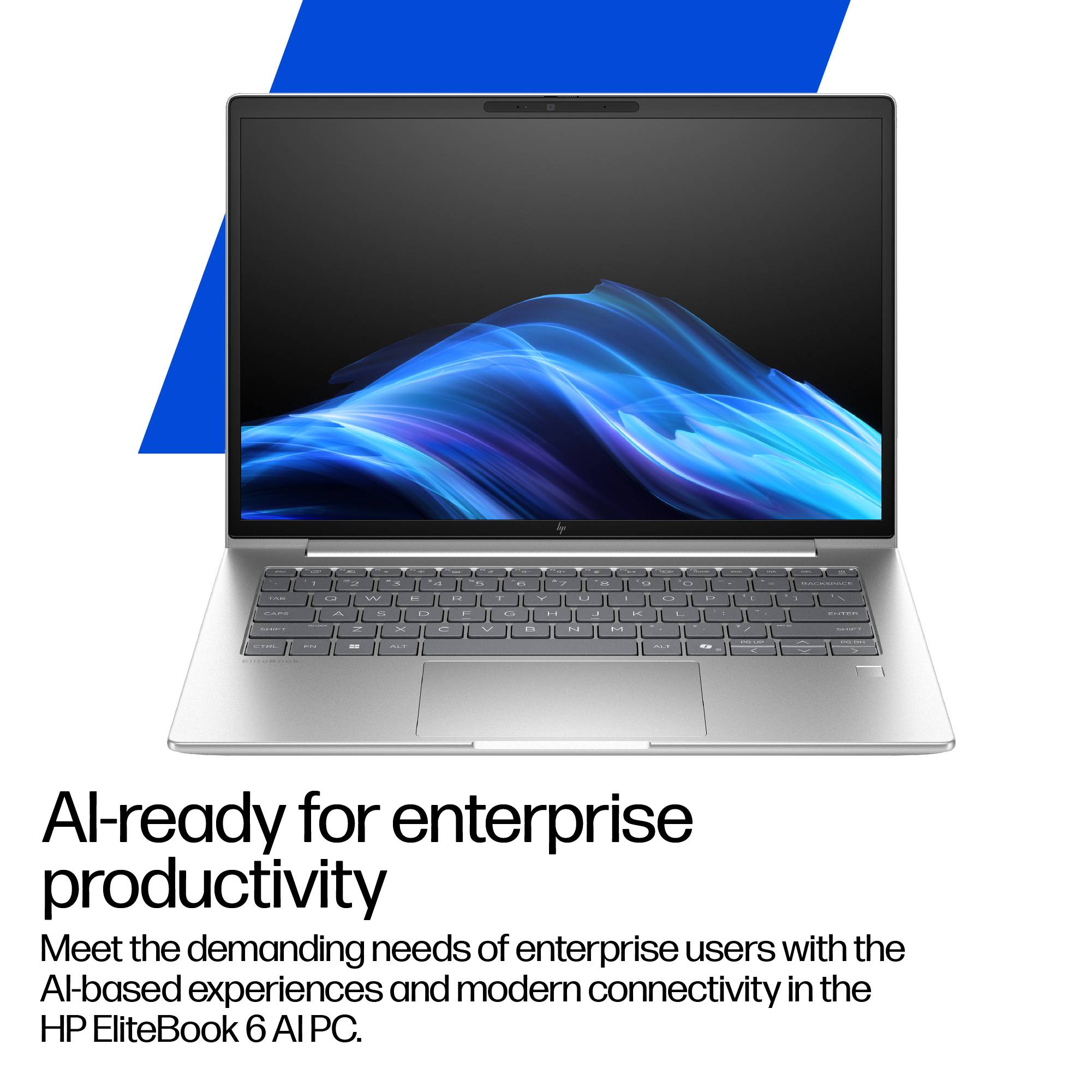 HP EliteBook 6 G1i 14 AI PC Intel Core Ultra 5 235U Laptop 35,6 cm (14") WUXGA 16 GB DDR5-SDRAM 512 GB SSD Wi-Fi 6E (802.11ax) Windows 11 Pro Zilver