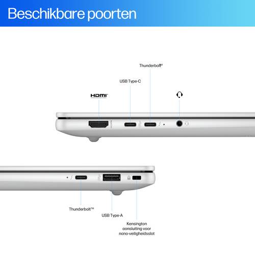 HP EliteBook X G1a AMD Ryzen AI 9 HX 375 Laptop 35,6 cm (14") Touchscreen 2.8K 32 GB LPDDR5x-SDRAM 1 TB SSD Wi-Fi 7 (802.11be) Windows 11 Pro Zilver