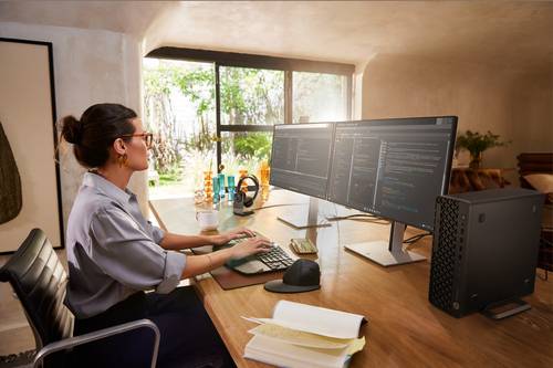 HP EliteDesk 8 SFF G1i AI Intel Core Ultra 7 265 16 GB DDR5-SDRAM 512 GB SSD Windows 11 Pro PC AI PC Zwart