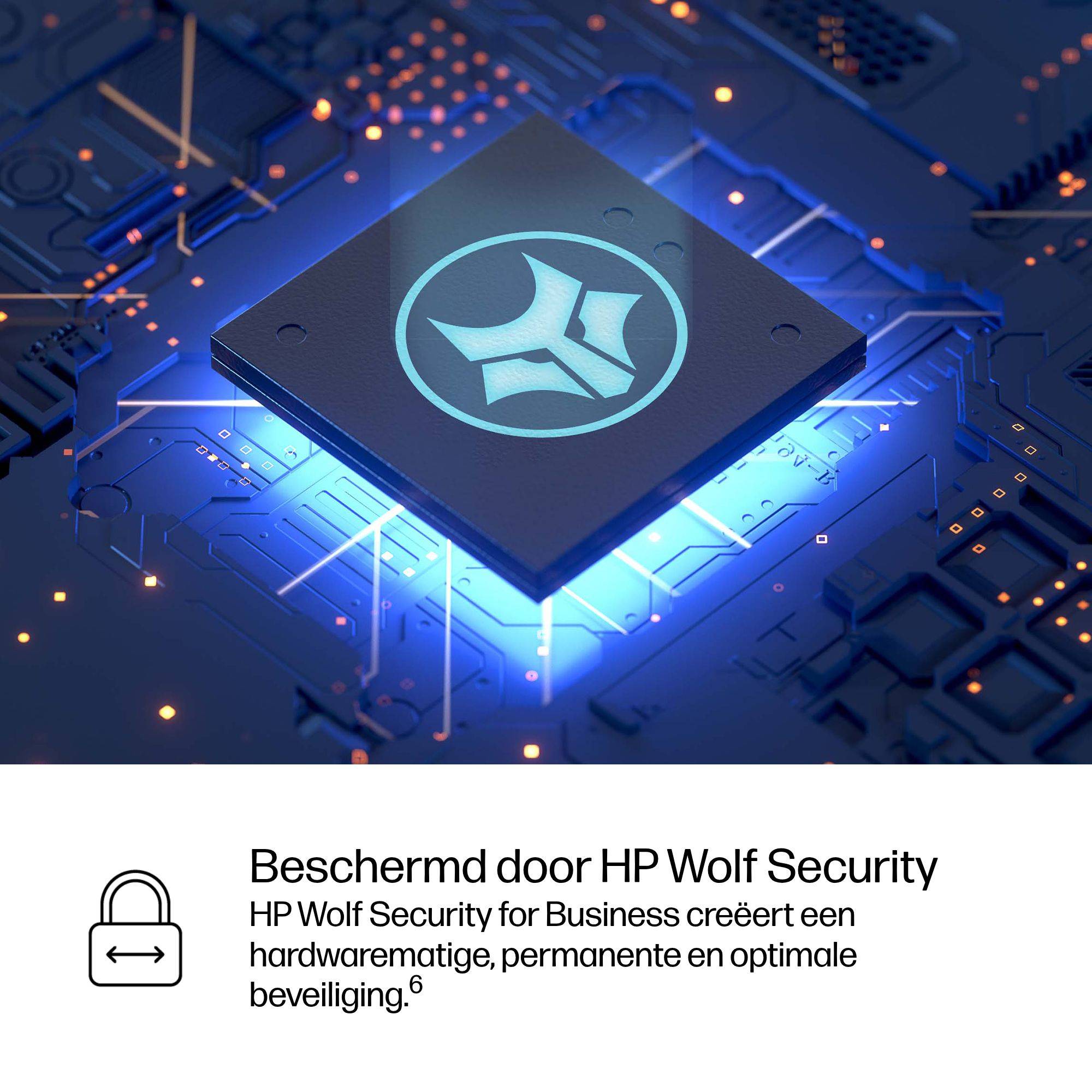 HP EliteDesk 8 Tower G1i AI Wolf Pro Security Edition Intel Core Ultra 5 235 16 GB DDR5-SDRAM 512 GB SSD Windows 11 Pro PC AI PC Zwart