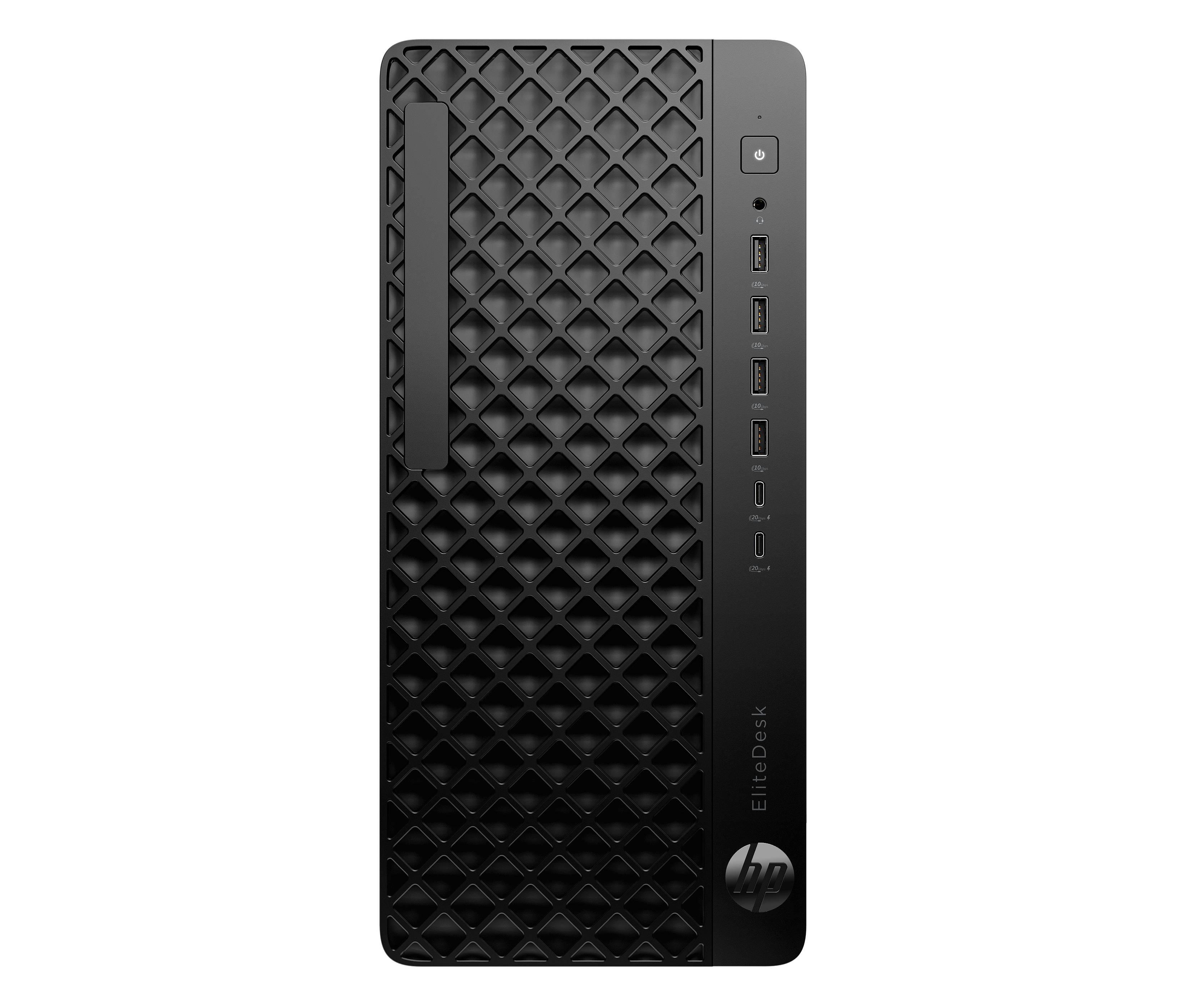HP EliteDesk 8 Tower G1i AI Wolf Pro Security Edition Intel Core Ultra 5 235 16 GB DDR5-SDRAM 512 GB SSD Windows 11 Pro PC AI PC Zwart