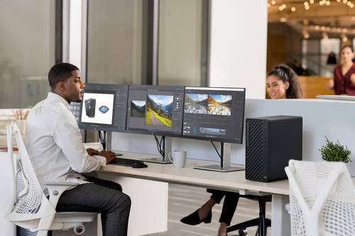 HP EliteDesk 8 Tower G1i AI Wolf Pro Security Edition Intel Core Ultra 5 235 16 GB DDR5-SDRAM 512 GB SSD Windows 11 Pro PC AI PC Zwart