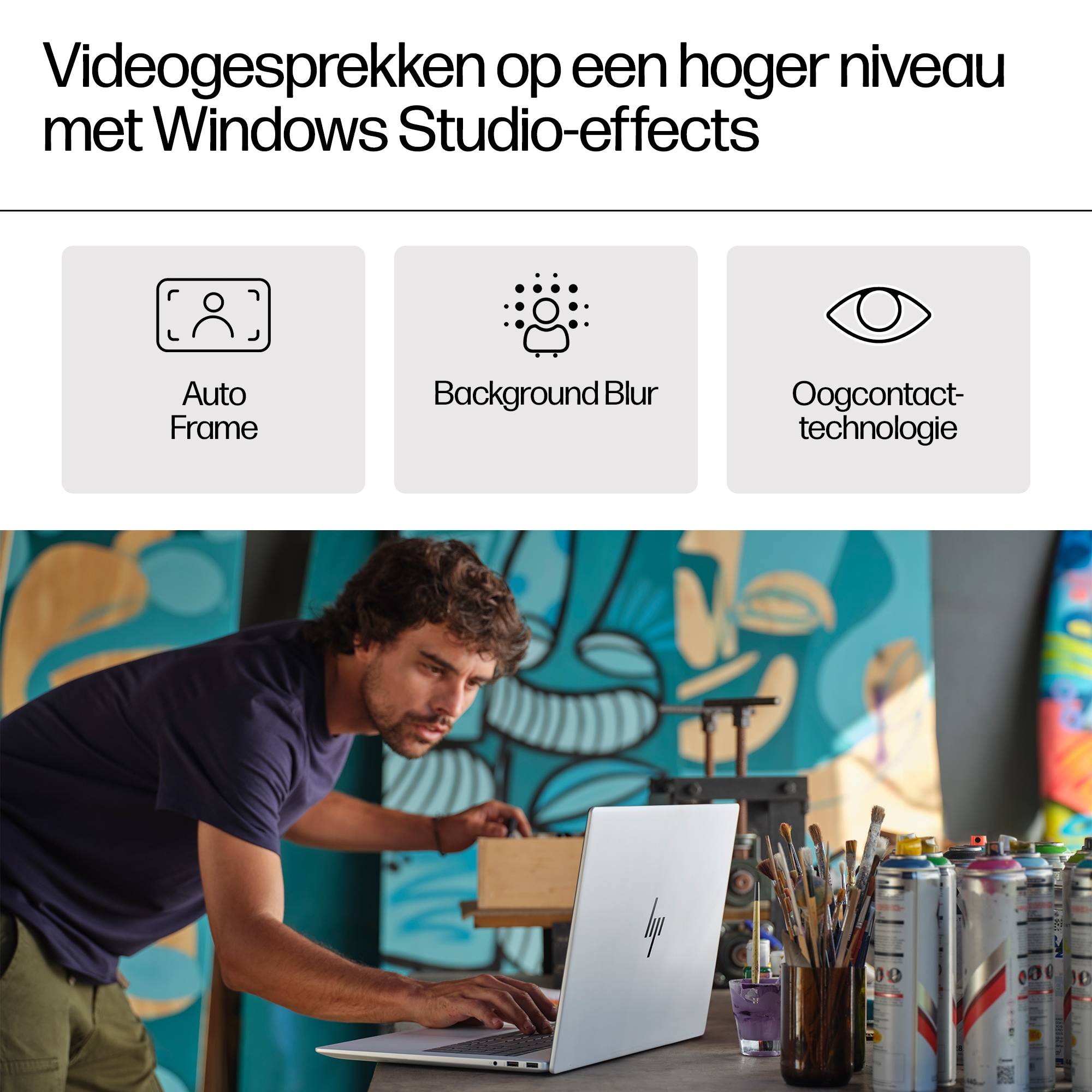 HP ENVY 17-da0030nd Intel Core Ultra 7 155H Laptop 43,9 cm (17.3") Touchscreen Full HD 16 GB DDR5-SDRAM 1 TB SSD Wi-Fi 6E (802.11ax) Windows 11 Home Zilver