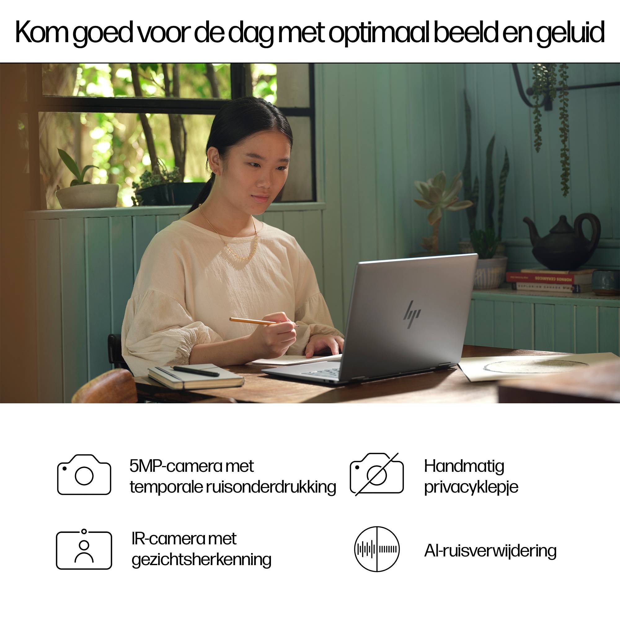 HP ENVY x360 14-fa0025nd AMD Ryzen™ 7 8840HS Hybride (2-in-1) 35,6 cm (14") Touchscreen 3K 16 GB LPDDR5-SDRAM 1 TB SSD Wi-Fi 6E (802.11ax) Windows 11 Home Grijs