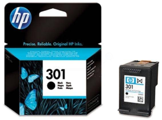 HP inktcartridge 301, 190 pagina's, OEM CH561EE, zwart
