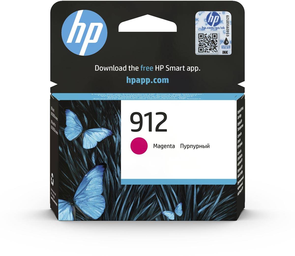 HP inktcartridge 912, 315 pagina's, OEM 3YL78AE, magenta