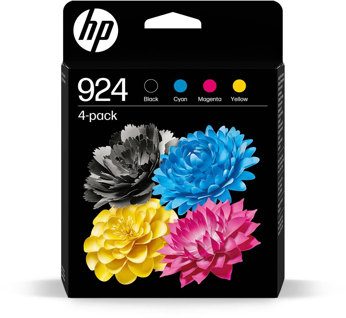 HP inktcartridge 924, 400 - 500 pagina's, OEM 6C3Z1NE, 4 kleuren