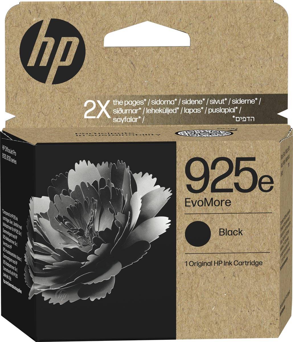 HP inktcartridge 925e, 1.000 pagina's, OEM 4K0W3PE, zwart