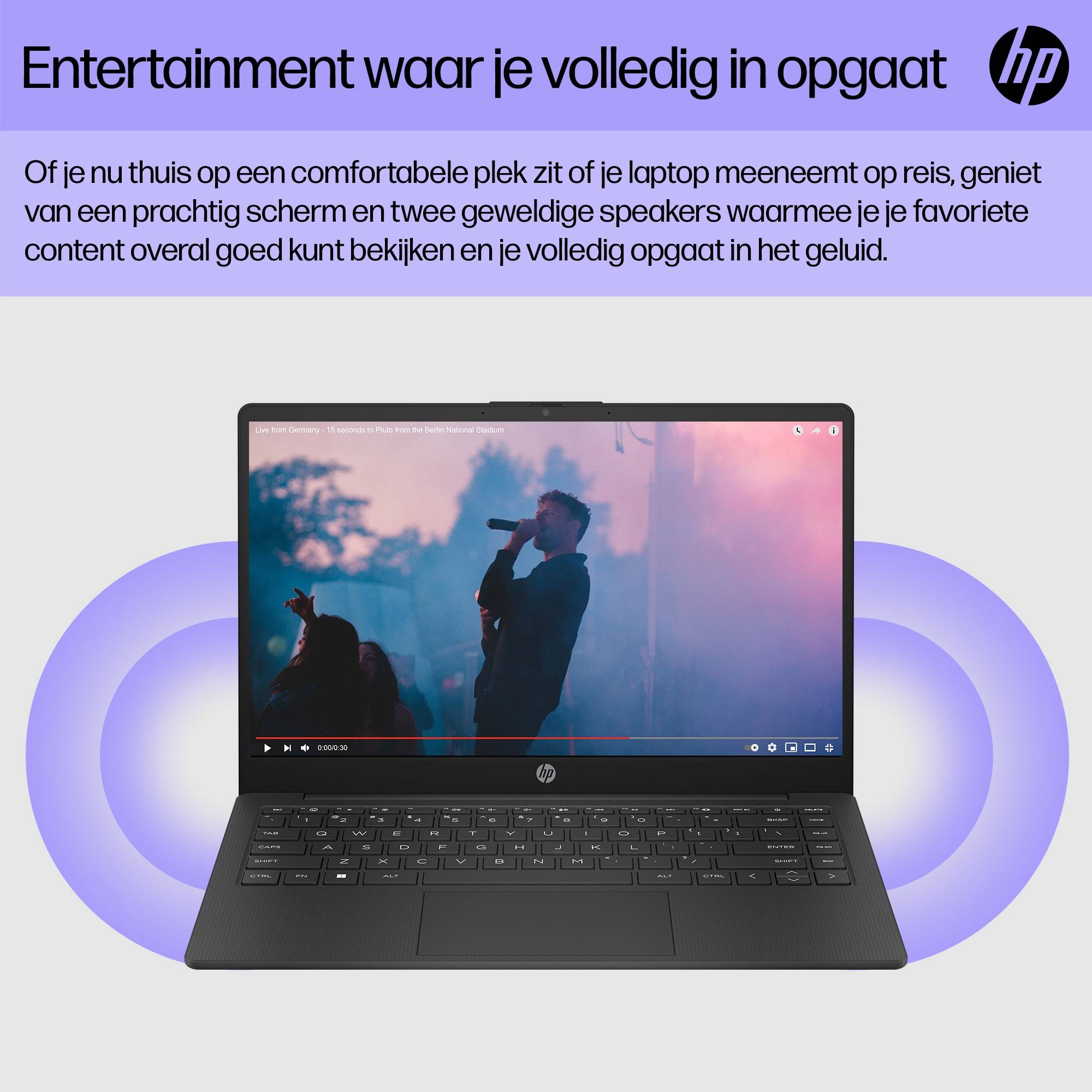 HP 14-ep0030nd Intel® Core™ i3 i3-1215U Laptop 35,6 cm (14") Full HD 8 GB DDR4-SDRAM 256 GB SSD Wi-Fi 6E (802.11ax) Windows 11 Home Zilver