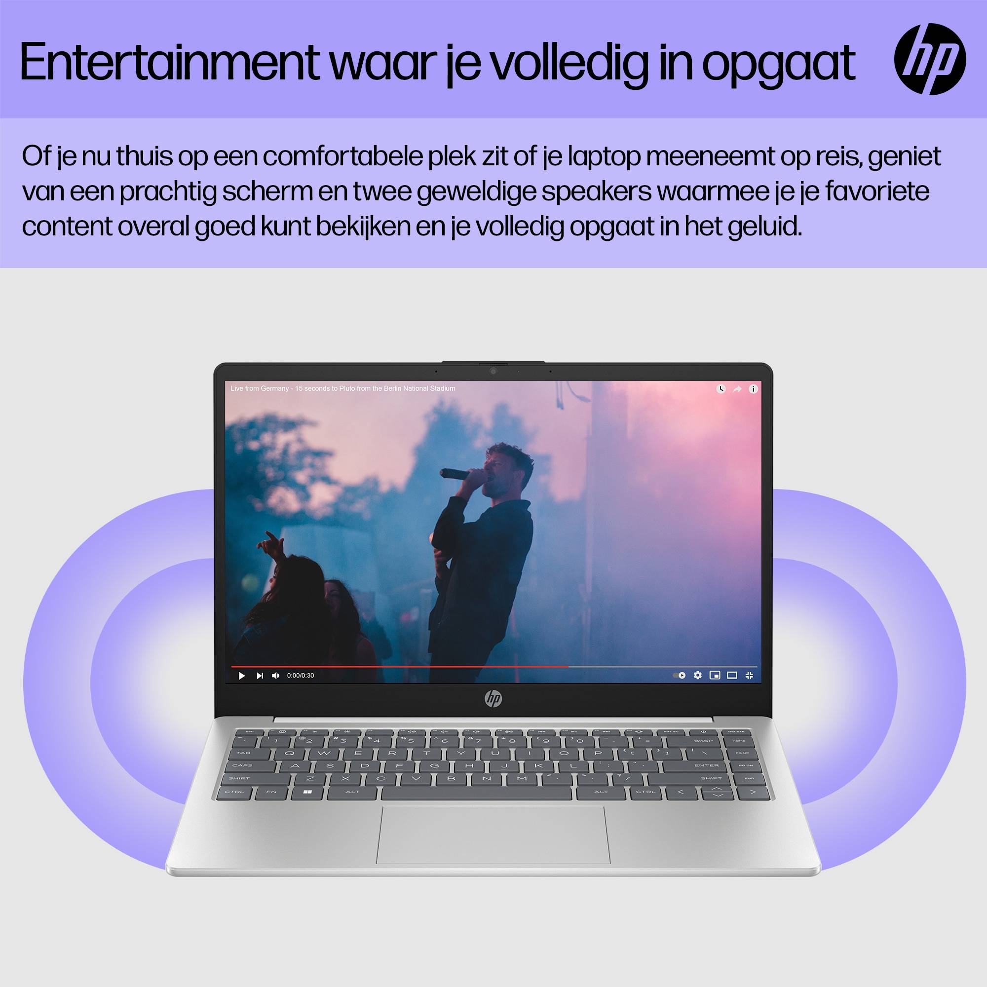 HP 14-ep0030nd Intel® Core™ i3 i3-1215U Laptop 35,6 cm (14") Full HD 8 GB DDR4-SDRAM 256 GB SSD Wi-Fi 6E (802.11ax) Windows 11 Home Zilver
