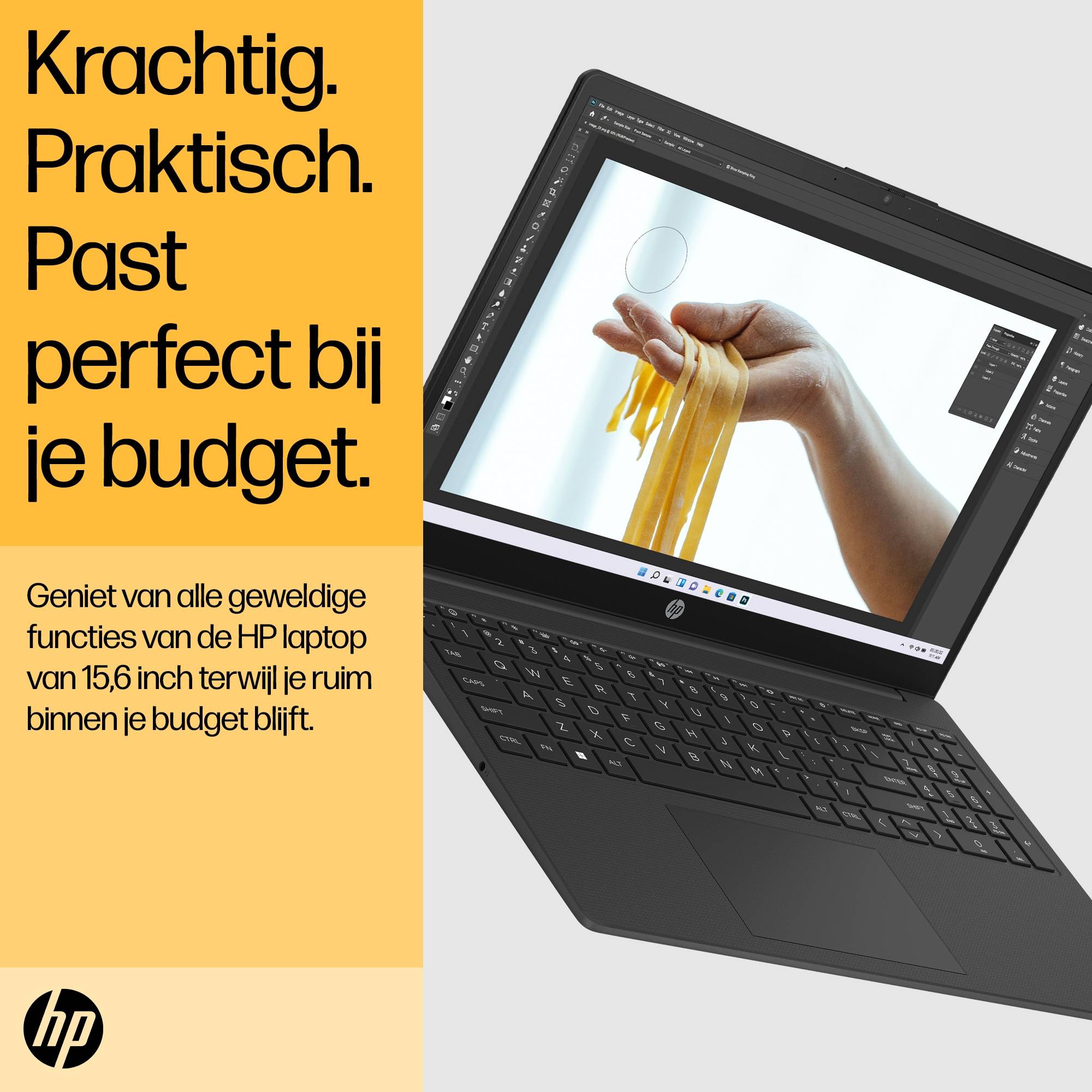 HP 15-fc0055nd AMD Ryzen™ 5 7520U Laptop 39,6 cm (15.6") Full HD 16 GB LPDDR5-SDRAM 512 GB SSD Wi-Fi 6 (802.11ax) Windows 11 Home Zilver