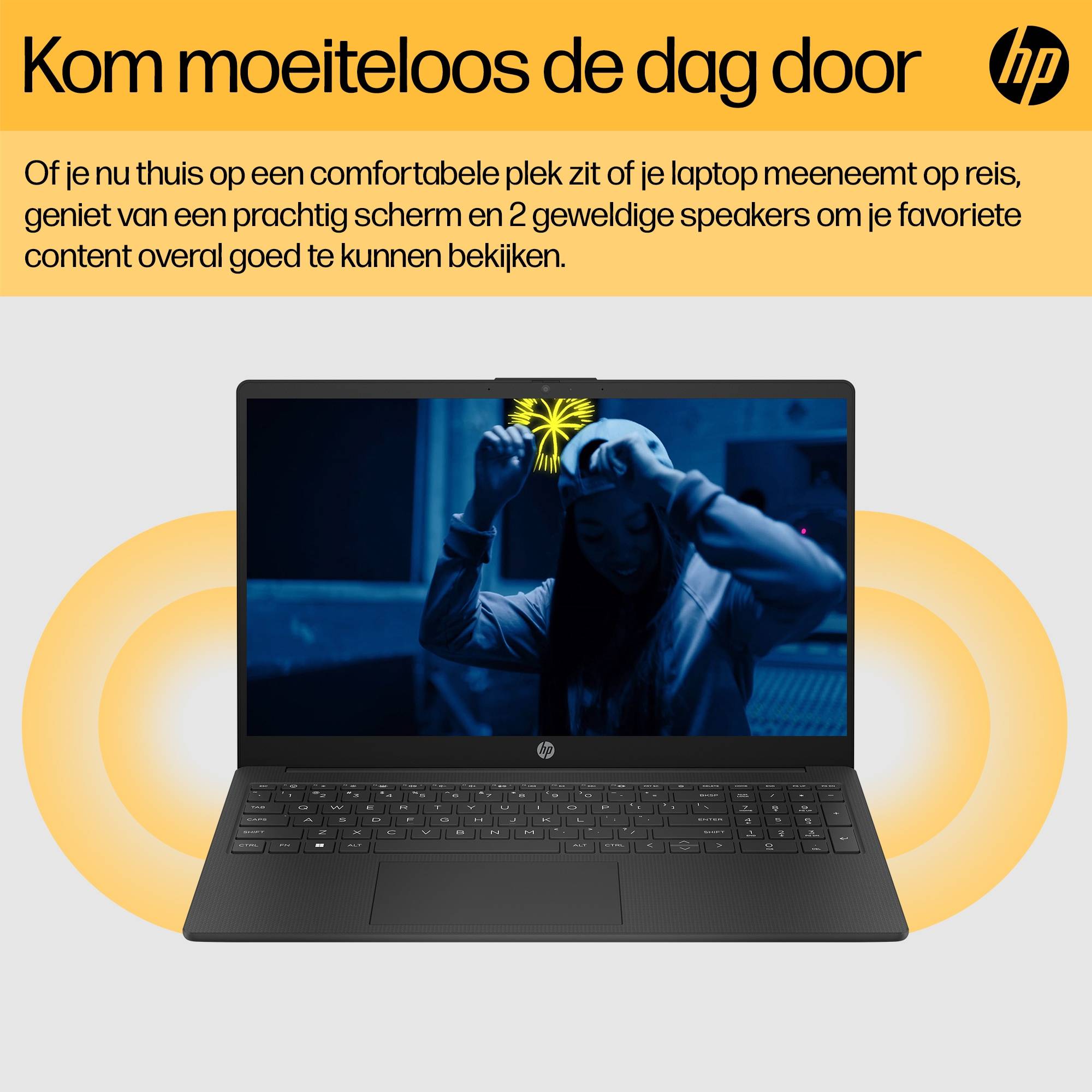 HP 15-fc0055nd AMD Ryzen™ 5 7520U Laptop 39,6 cm (15.6") Full HD 16 GB LPDDR5-SDRAM 512 GB SSD Wi-Fi 6 (802.11ax) Windows 11 Home Zilver