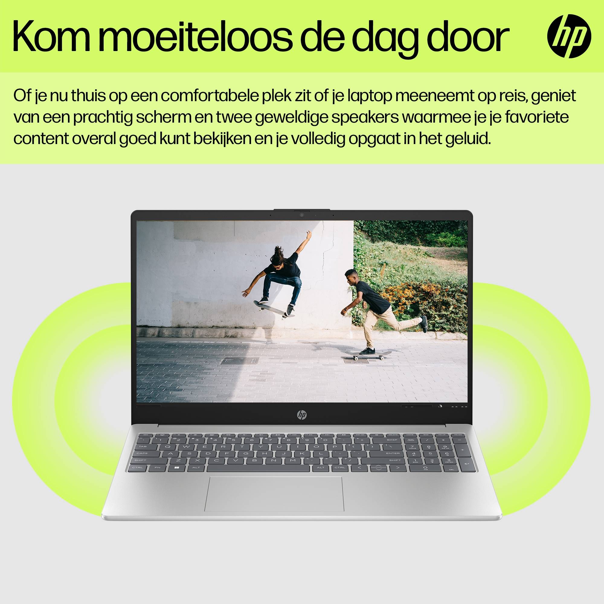 HP 15-fd0070nd Intel® Core™ i7 i7-1255U Laptop 39,6 cm (15.6") Full HD 16 GB DDR4-SDRAM 512 GB SSD Wi-Fi 6E (802.11ax) Windows 11 Home Zilver
