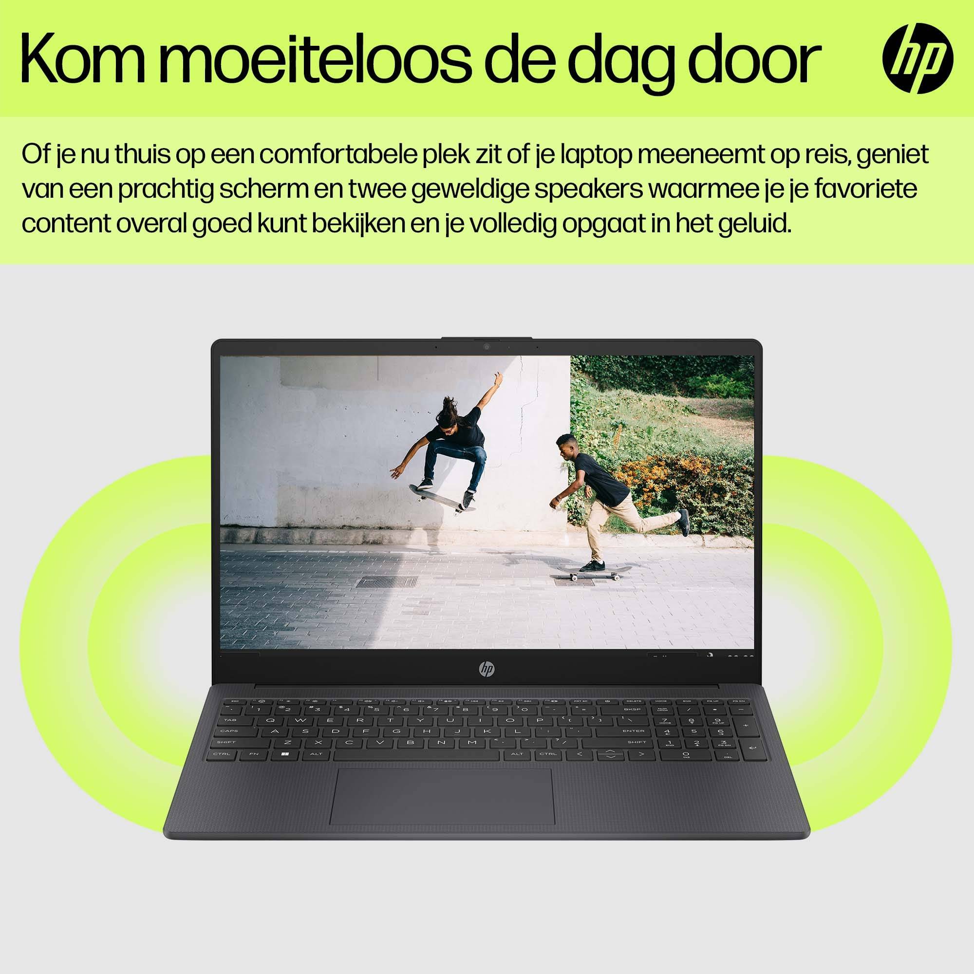 HP 15-fd0070nd Intel® Core™ i7 i7-1255U Laptop 39,6 cm (15.6") Full HD 16 GB DDR4-SDRAM 512 GB SSD Wi-Fi 6E (802.11ax) Windows 11 Home Zilver