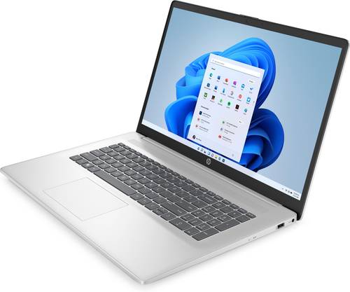 HP 17-cn3139nd Intel Core i3 N-series i3-N305 Laptop 43,9 cm (17.3") Full HD 8 GB DDR4-SDRAM 512 GB SSD Wi-Fi 6 (802.11ax) Windows 11 Home Zilver
