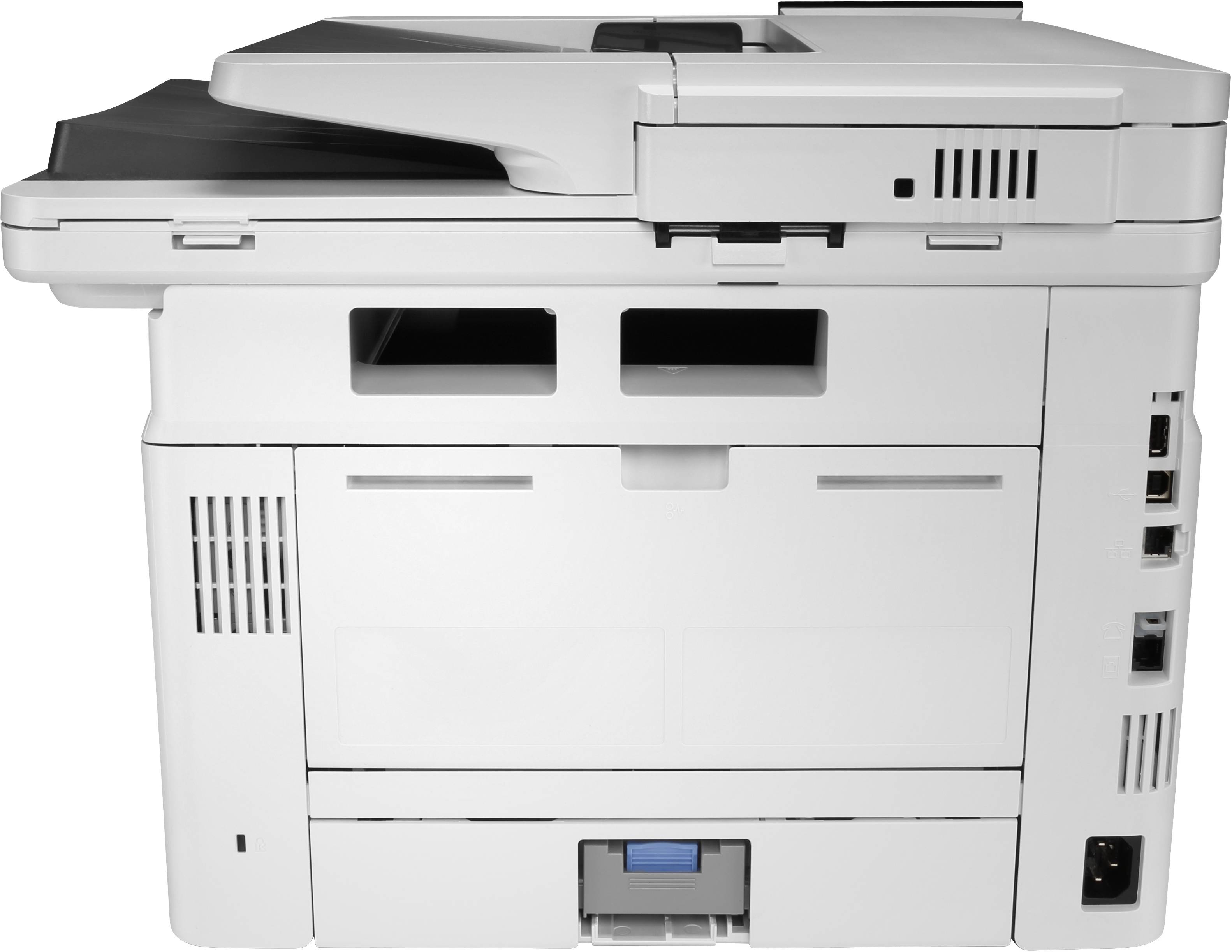 HP LaserJet Enterprise MFP M430f, Zwart-wit, Printer voor Bedrijf, Printen, kopiëren, scannen, faxen, Automatische documentinvoer voor 50 vellen; Dubbelzijdig printen; Dubbelzijdig scannen; Printen via USB-poort aan de voorzijde; Compact formaat; Energie