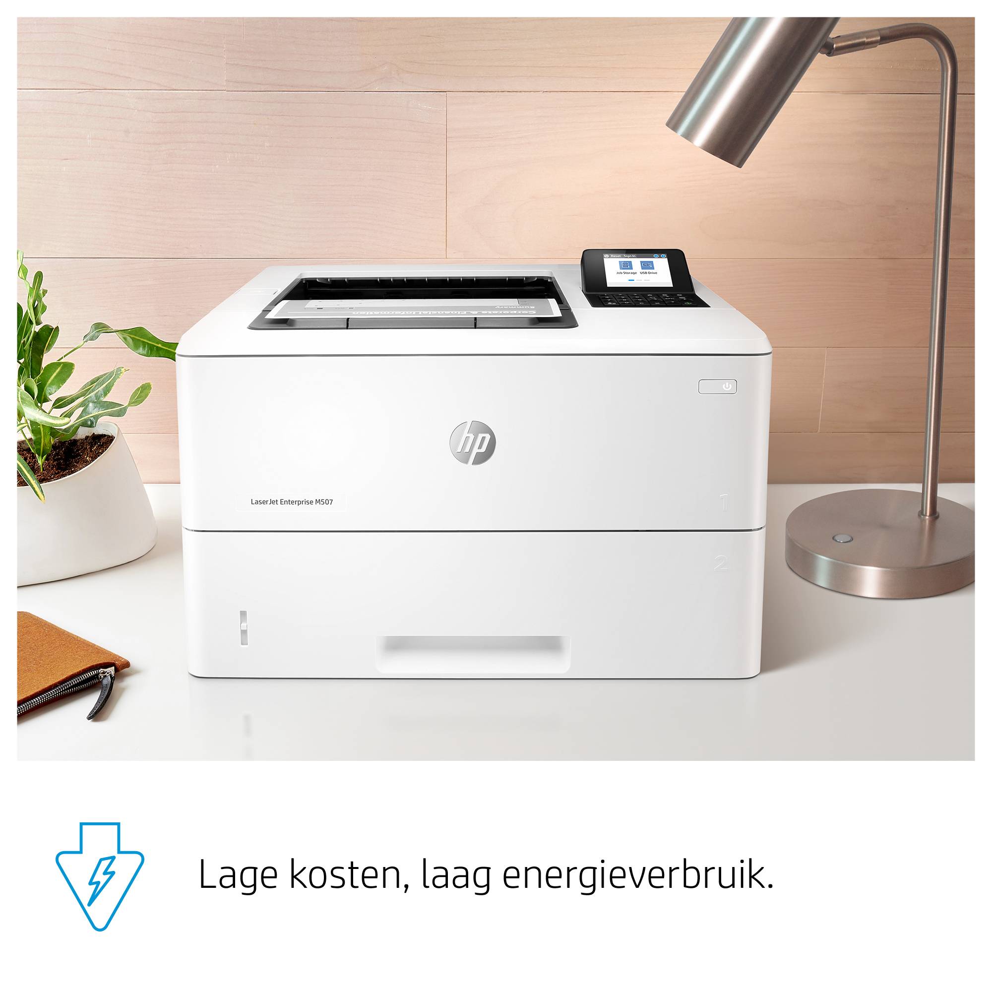 HP LaserJet Enterprise M507dn, Black and white, Printer voor Print, Dubbelzijdig afdrukken