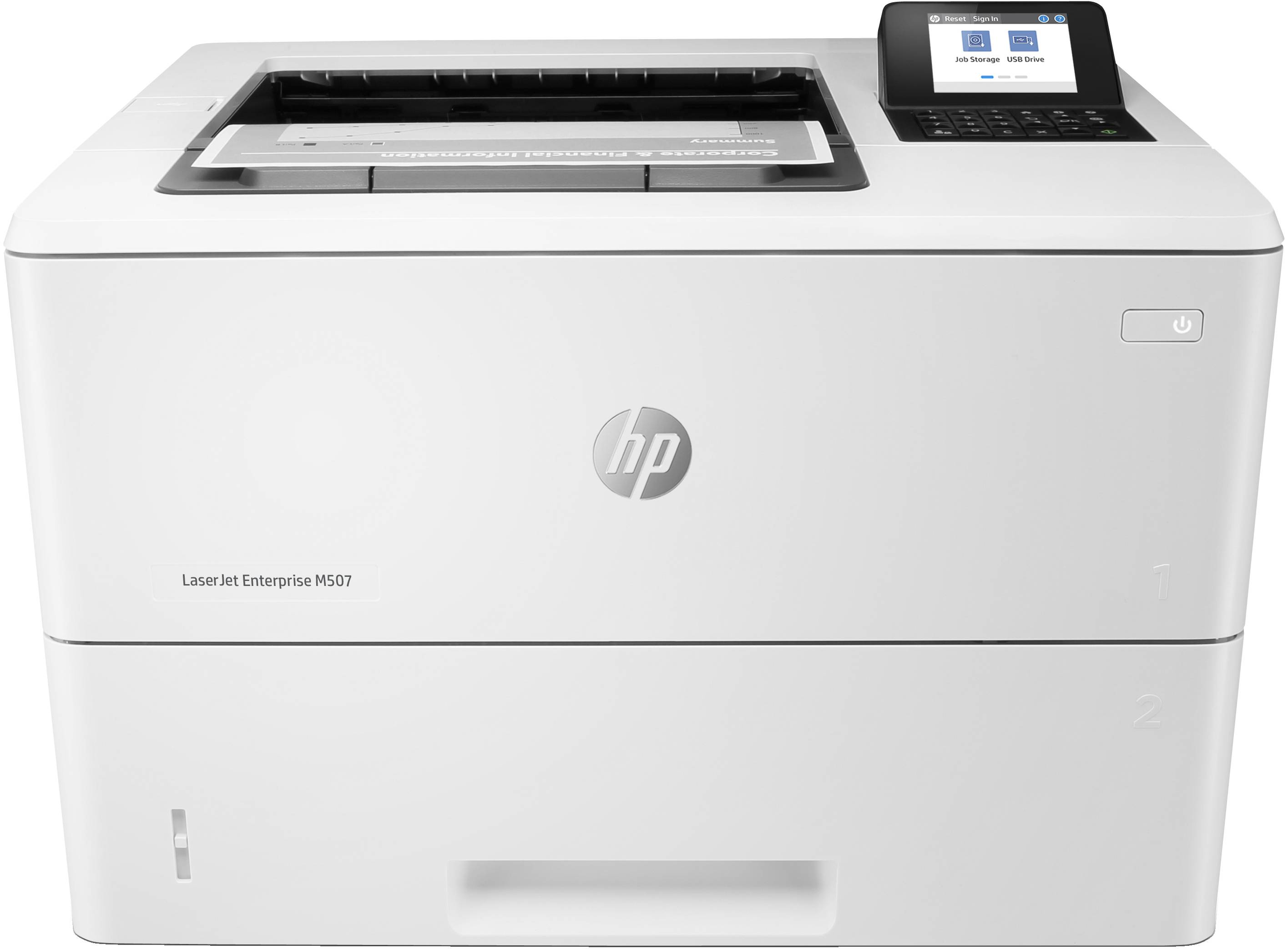 HP LaserJet Enterprise M507dn, Black and white, Printer voor Print, Dubbelzijdig afdrukken