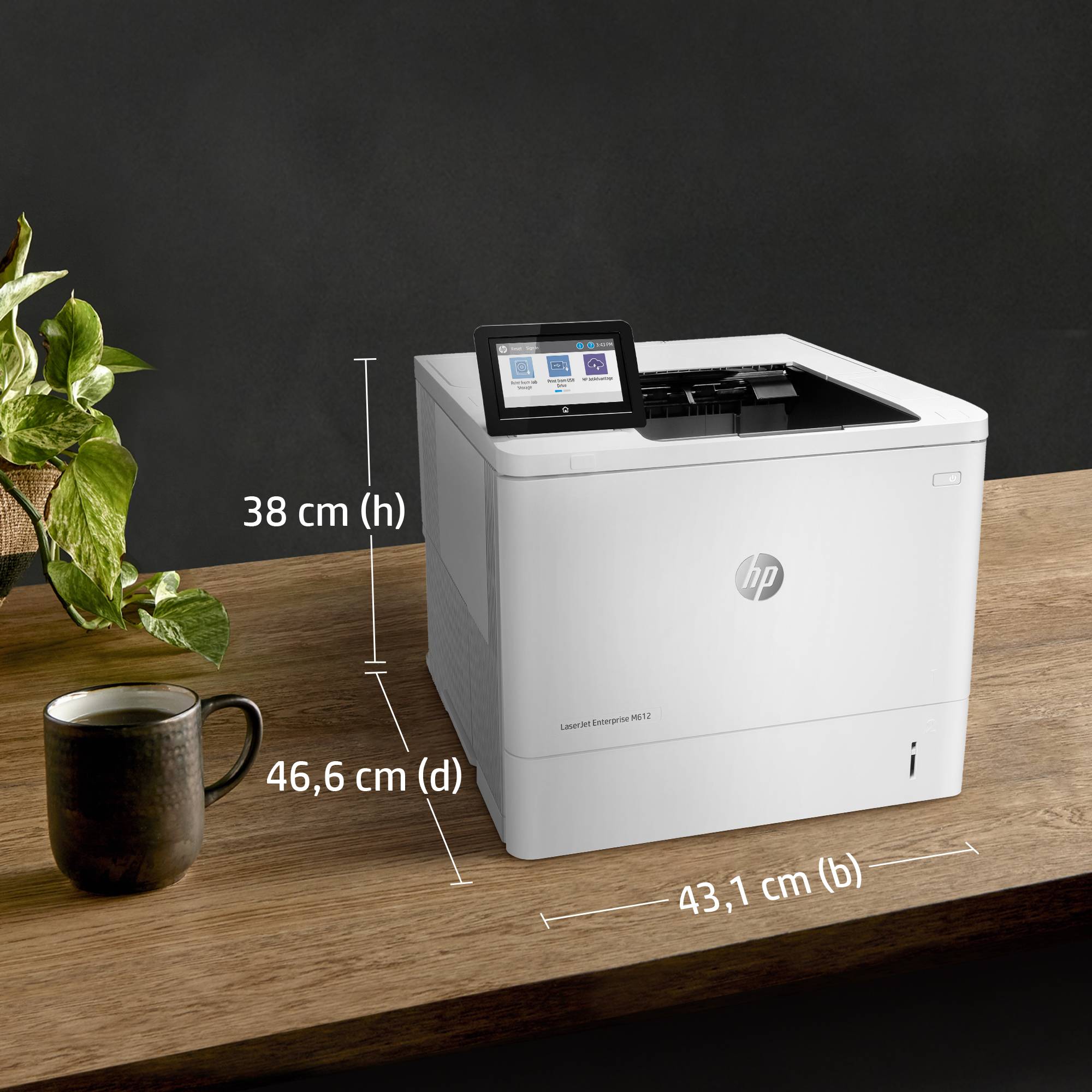 HP LaserJet Enterprise M612dn, Print, Dubbelzijdig afdrukken