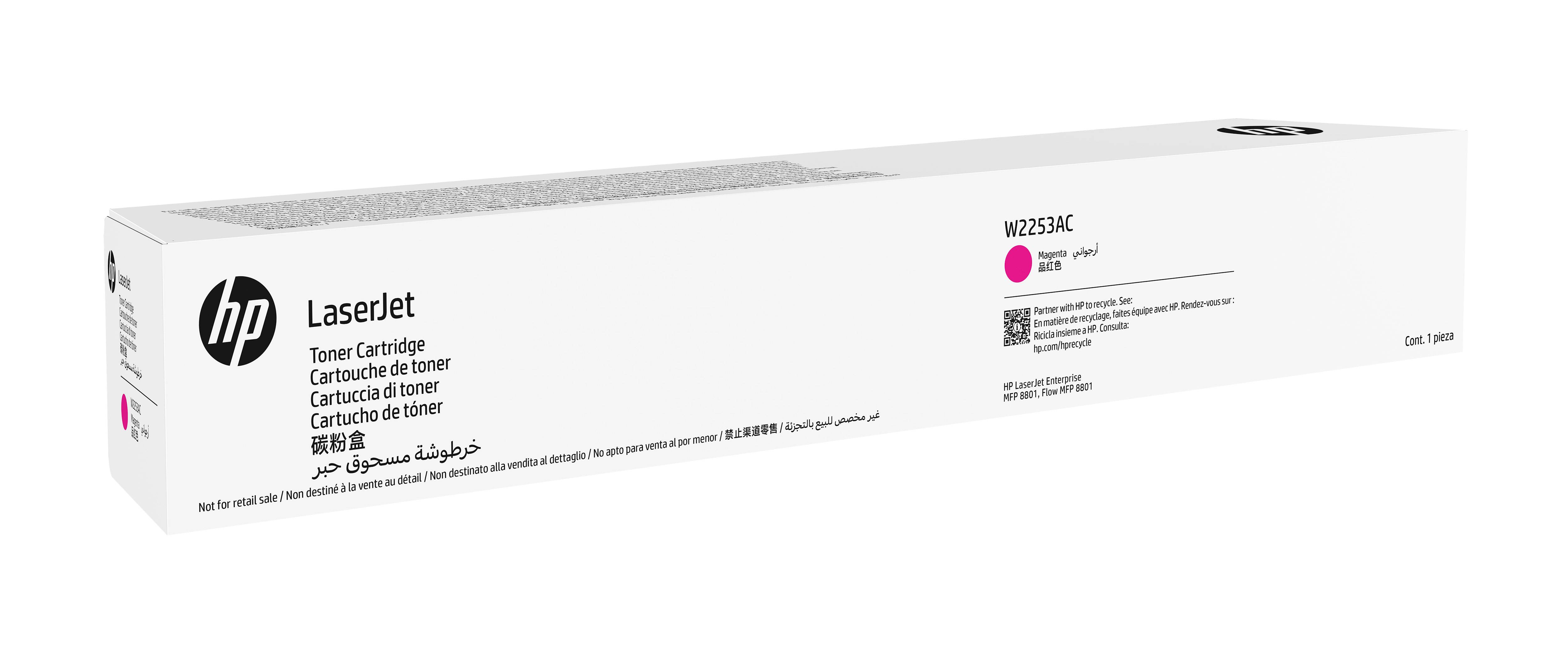 HP W2253AC originele magenta contract LaserJet tonercartridge