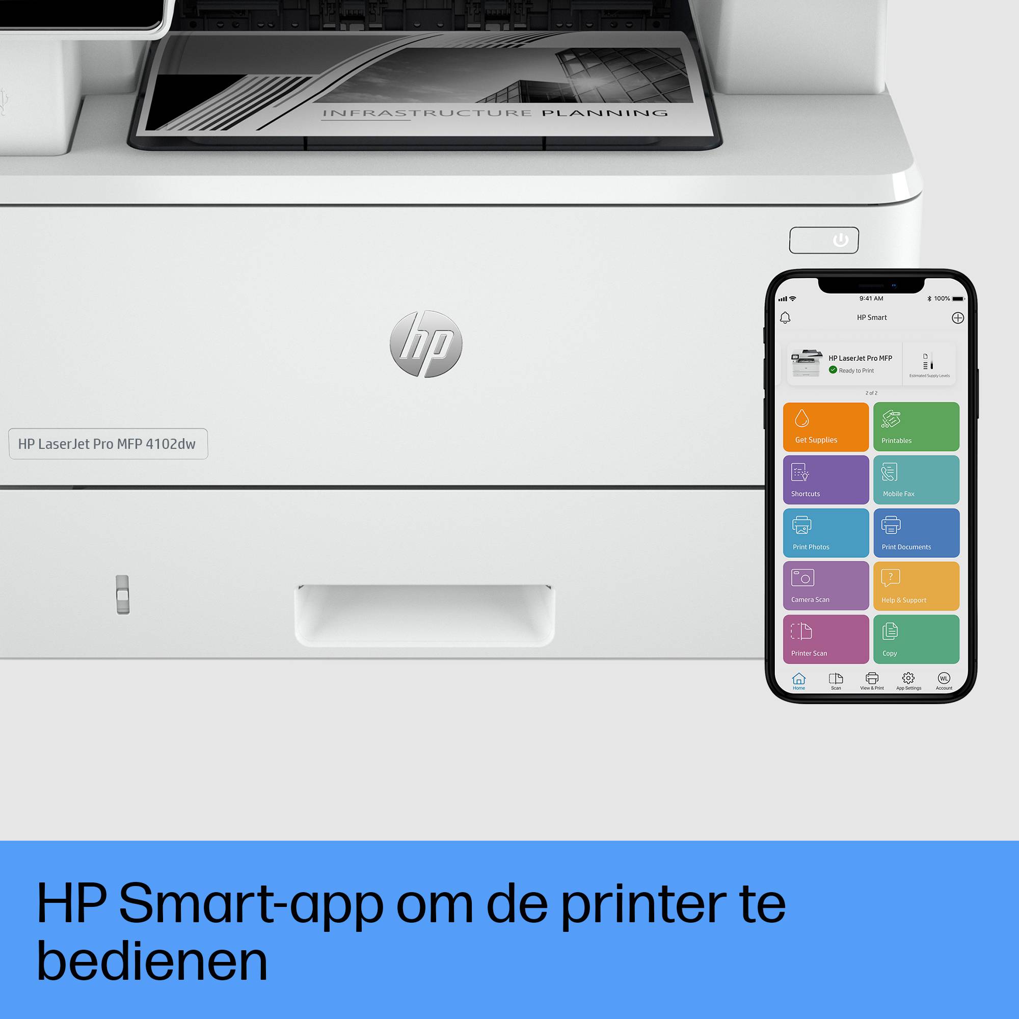 HP LaserJet Pro MFP 4102dw printer