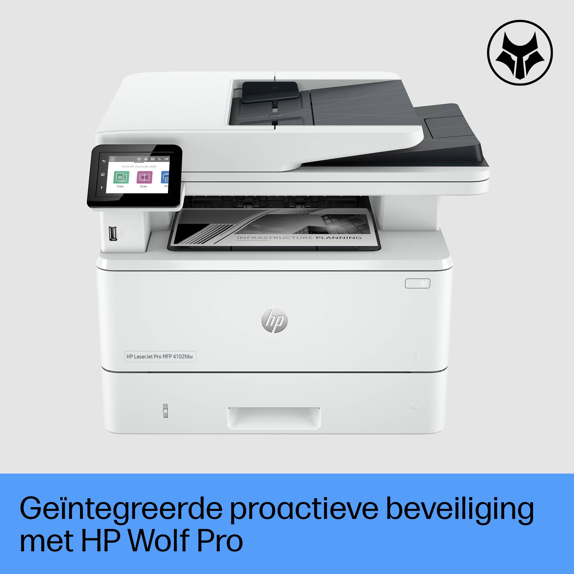 HP LaserJet Pro MFP 4102fdw printer