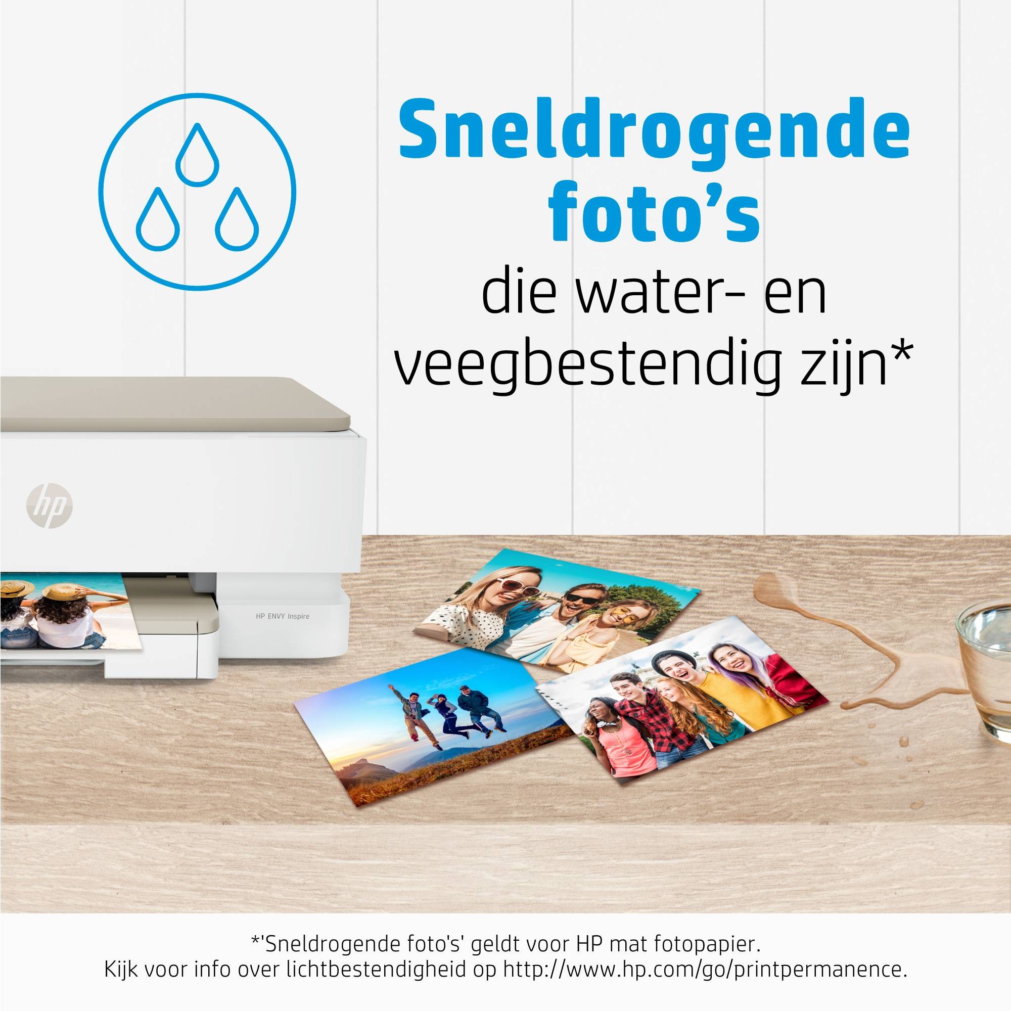 HP mat fotopapier, 180 g/m2, 10 x 15 cm (101 x 152 mm), 25 vellen
