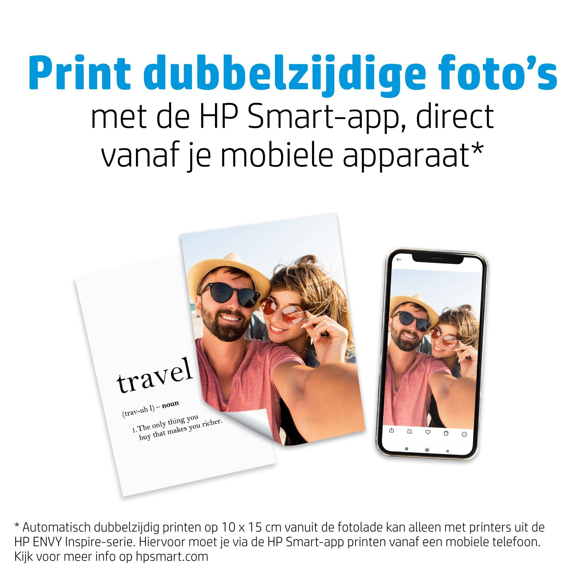 HP mat fotopapier, 180 g/m2, 10 x 15 cm (101 x 152 mm), 25 vellen