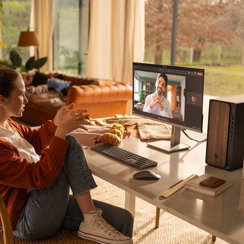 HP OmniDesk AI PC M03-0031nd Intel Core Ultra 7 265 16GB DDR5 1TB PCIe NVMe SSD W11H Dark Wood DDR5-SDRAM Windows 11 Home Tower