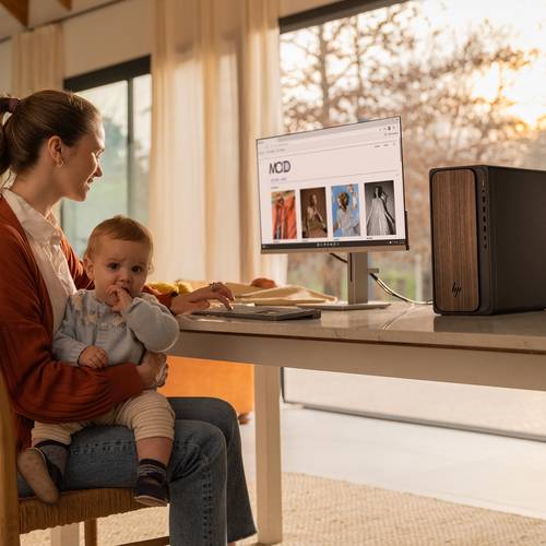 HP OmniDesk AI PC M03-0031nd Intel Core Ultra 7 265 16GB DDR5 1TB PCIe NVMe SSD W11H Dark Wood DDR5-SDRAM Windows 11 Home Tower