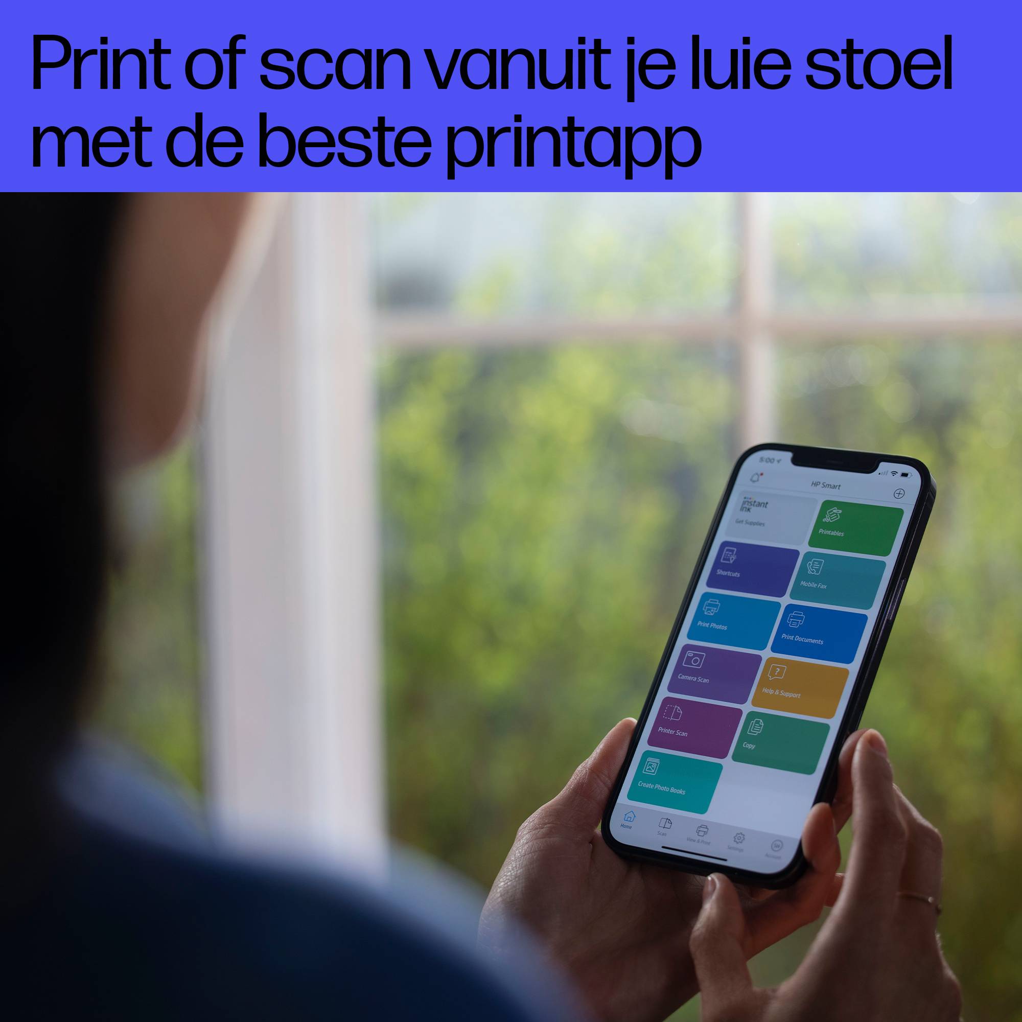 HP OfficeJet Pro 8135e Draadloos All-in-One Kleur Printer, Instant Ink; Dubbelzijdig printen