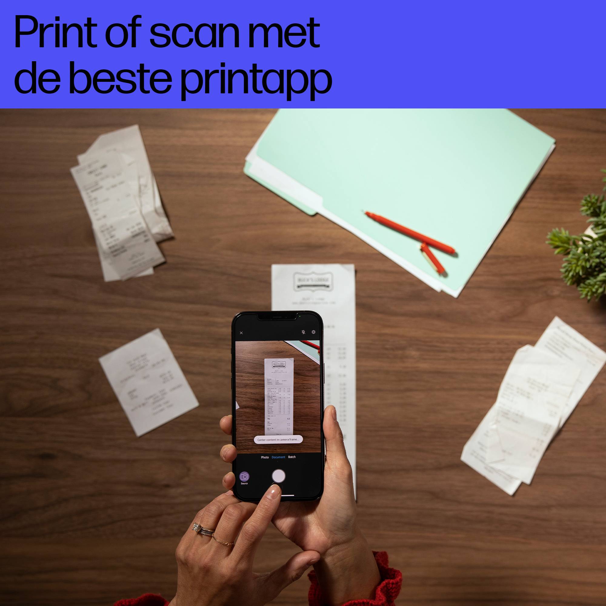 HP OfficeJet Pro 8135e Draadloos All-in-One Kleur Printer, Instant Ink; Dubbelzijdig printen