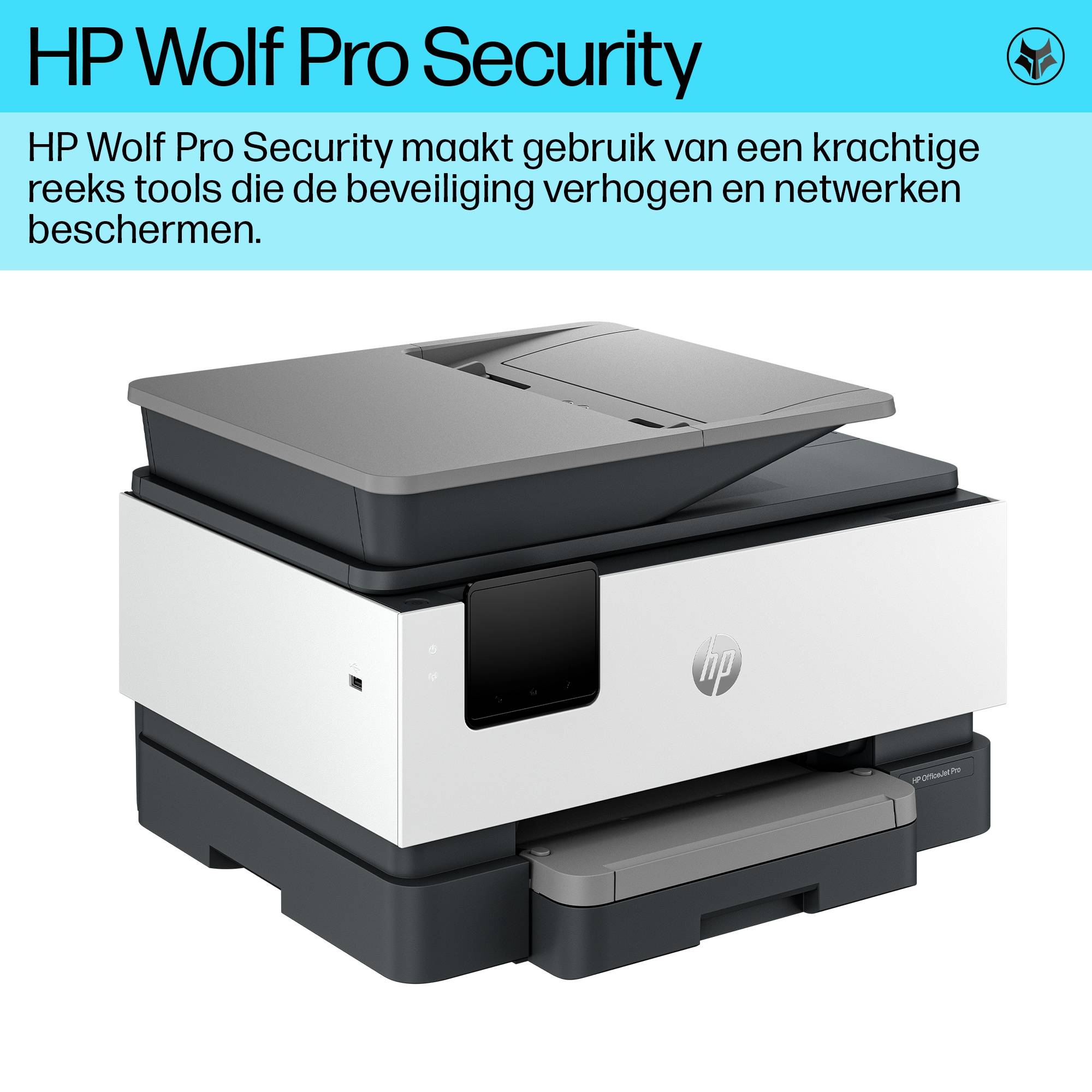 HP OfficeJet Pro 9120b Draadloos All-in-One Kleur Printer, Dubbelzijdig printen; Kopieerapparaat, Scanner