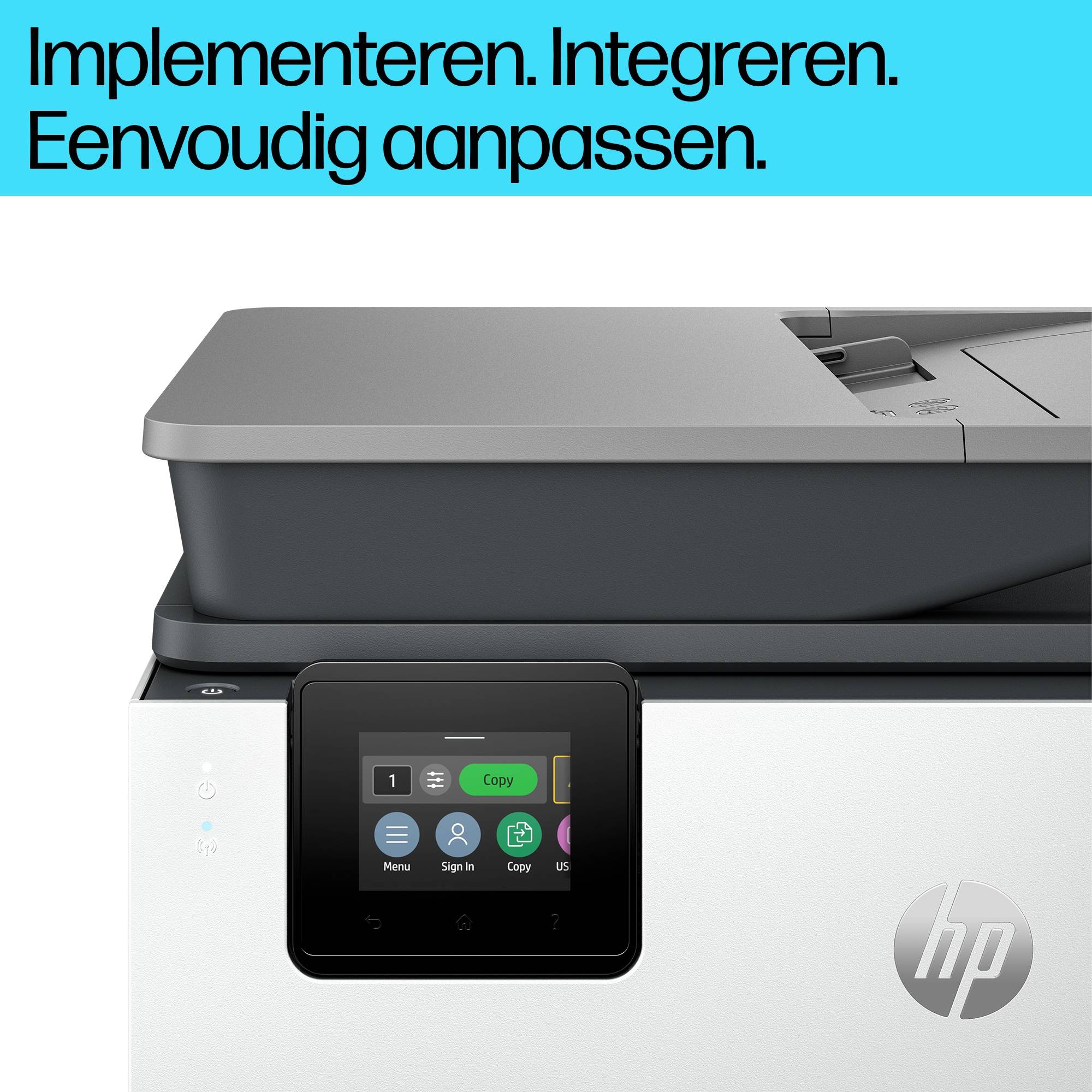HP OfficeJet Pro 9120b Draadloos All-in-One Kleur Printer, Dubbelzijdig printen; Kopieerapparaat, Scanner