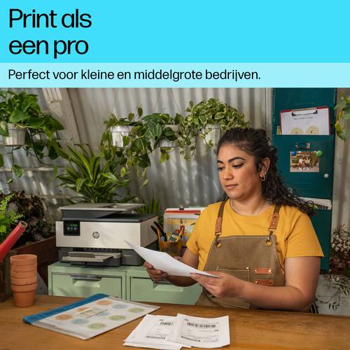 HP OfficeJet Pro 9122e Draadloos All-in-One Kleur Printer, Instant Ink; Dubbelzijdig printen