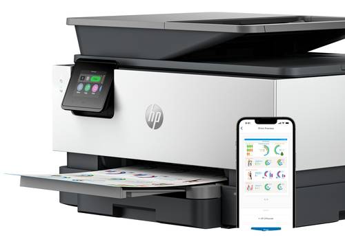 HP OfficeJet Pro 9122e Draadloos All-in-One Kleur Printer, Instant Ink; Dubbelzijdig printen