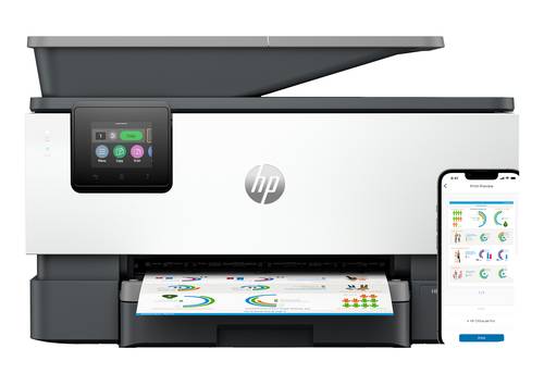 HP OfficeJet Pro 9122e Draadloos All-in-One Kleur Printer, Instant Ink; Dubbelzijdig printen