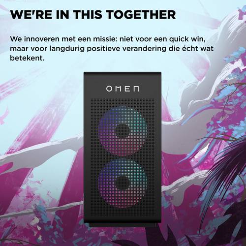 HP OMEN 35L GT16-1217nd AMD Ryzen 7 9800X3D 32GB DDR5 2TB PCIe NVMe SSD RTX 5070 Ti 16GB W11H AMD Ryzen™ 7 DDR5-SDRAM NVIDIA GeForce RTX 5070 Ti Windows 11 Home Tower PC Zwart
